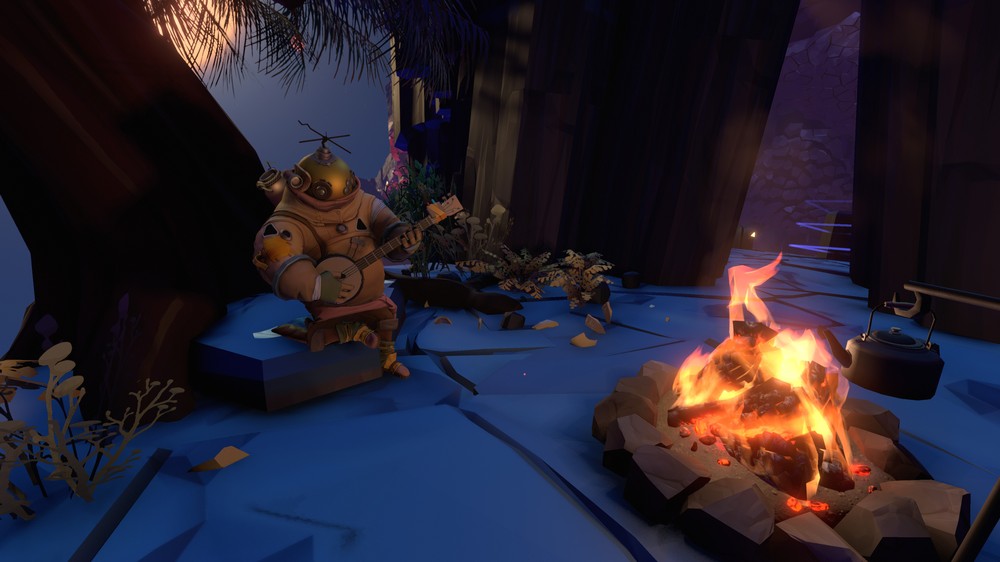 Outer Wilds é vasto e quase totalmente focado em exploração — Foto: Reproudção/Steam