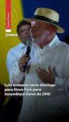 Lula embarca neste domingo para Nova York para Assembleia Geral da ONU